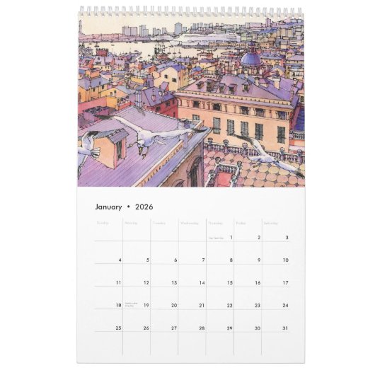 Genova la Superba Kalender (Jan 2026)