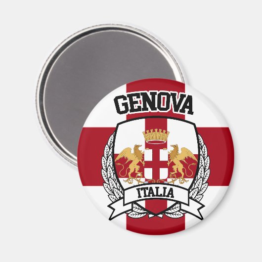 Genova Magnet (Vorderseite/Rückseite)