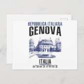 Genova Postkarte (Vorne/Hinten)