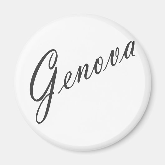 Genova Produkte! Magnet (Vorne)