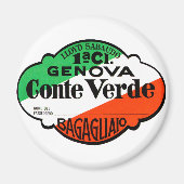 GenovaConteVerde Magnet (Vorne)