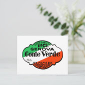GenovaConteVerde Postkarte (Stehend Vorderseite)
