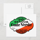 GenovaConteVerde Postkarte (Vorne/Hinten)