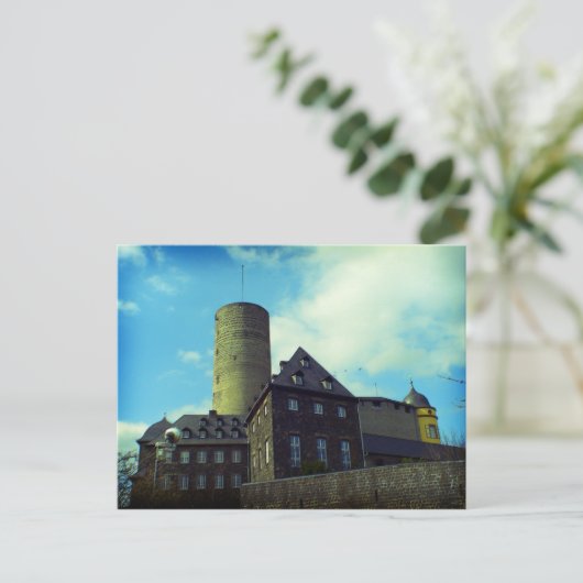 Genovevaburg, Schloss in Mayen, Deutschland Postkarte (Stehend Vorderseite)