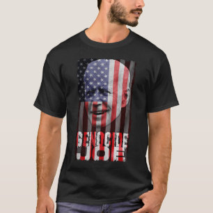 Genozid Joe Biden Anti Biden American Flag Vampir T-Shirt