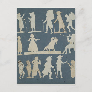 Genre Scene Postkarte