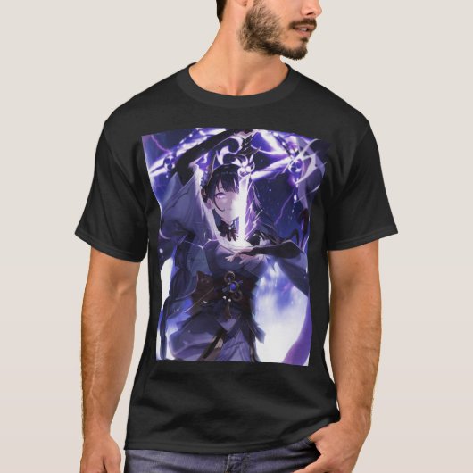 Genshin impact Baal #1 T-Shirt (Vorderseite)
