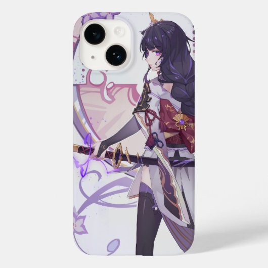 Genshin impact Baal sakura Blätter Case-Mate iPhone Hülle (Rückseite)
