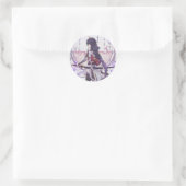 Genshin Impact Baal Sakura-Blätter Runder Aufkleber (Tasche)