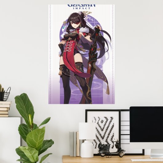 Genshin Impact Beidou Poster (Heimbüro)