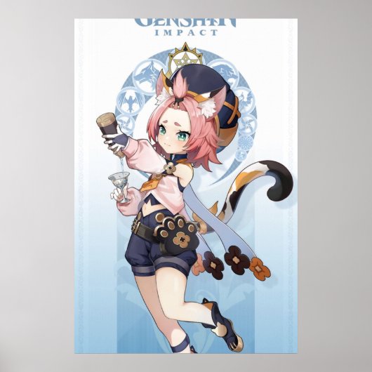 Genshin Impact Diona Poster (Vorne)