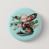 Genshin Impact: Kazuha Kaedehara-Abzeichen Button (Vorderseite)