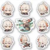 Genshin Impact: Kazuha Kaedehara Stickers Aufkleber (Vorderseite)