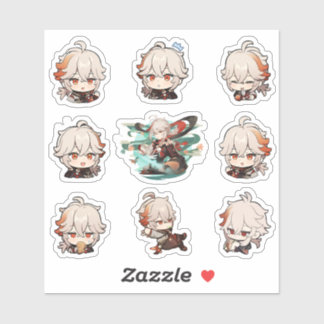 Genshin Impact: Kazuha Kaedehara Stickers Aufkleber
