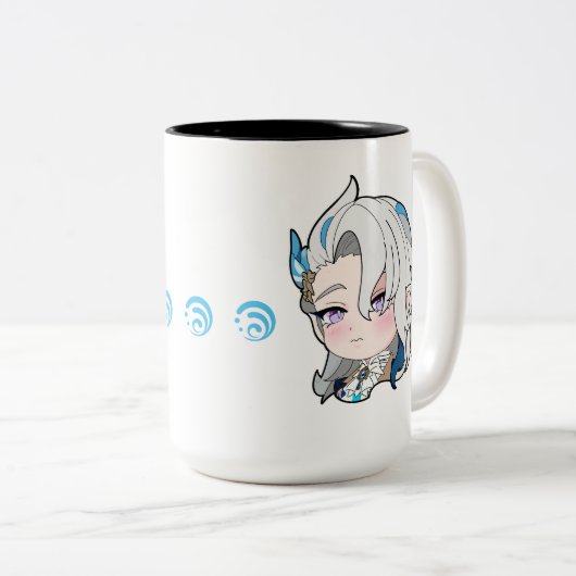 GENSHIN IMPACT NEUVILLETTE Chibi Zweifarbige Tasse (VorderseiteRechts)