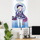 Genshin Impact Qiqi Poster (Heimbüro)