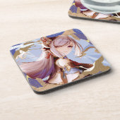 Genshin Impact Shenhe Getränkeuntersetzer (Linke Seite)