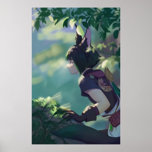 Genshin Impact Tighnari Natur Poster (Vorne)