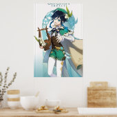 Genshin Impact Venti Poster (Küche)