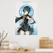 Genshin Impact Xingqiu Poster (Küche)