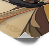 Genshin Impact Zhongli Poster (Ecke)