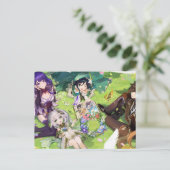 Genshin Postcard [2nd Aniv] Postkarte (Stehend Vorderseite)