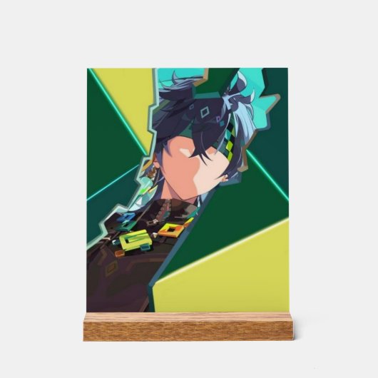 Gensin Impact Acrylschild (Vorderseite)