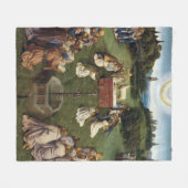 Gent Altarpiece (Detail), Van Eyck Brothers Fleecedecke (Vorderseite (Horizontal))