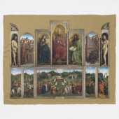 Gent Altarpiece (Detail), Van Eyck Brothers Fleecedecke (Vorderseite (Horizontal))