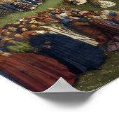 Gent Altarpiece (Detail), Van Eyck Brothers Poster (Ecke)