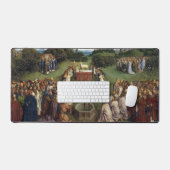 Gent Altarpiece (Detail), Van Eyck Brothers Schreibtischunterlage (Tastatur & Maus)