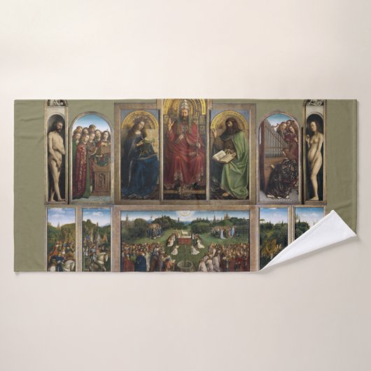 Gent Altarpiece, Van Eyck Brothers Badehandtuch (Badehandtuch)