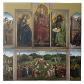 Gent Altarpiece, Van Eyck Brothers Fliese (Vorderseite)