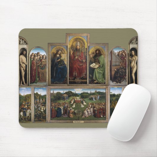 Gent Altarpiece, Van Eyck Brothers Mousepad (Mit Mouse)