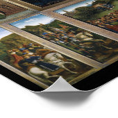 Gent Altarpiece, Van Eyck Brothers Poster (Ecke)