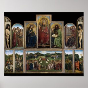 Gent Altarpiece, Van Eyck Brothers Poster