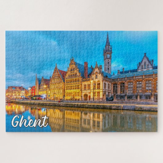 Gent, Belgien Puzzle (Horizontal)