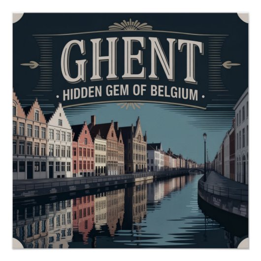 Gent – Belgiens versteckter Schatz Poster (Vorderseite)