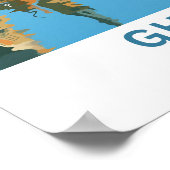 Gent Belgium Travel Print Poster (Ecke)