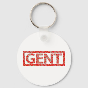 Gent Briefmarke Schlüsselanhänger
