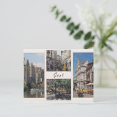 Gent - Postkarte (Stehend Vorderseite)