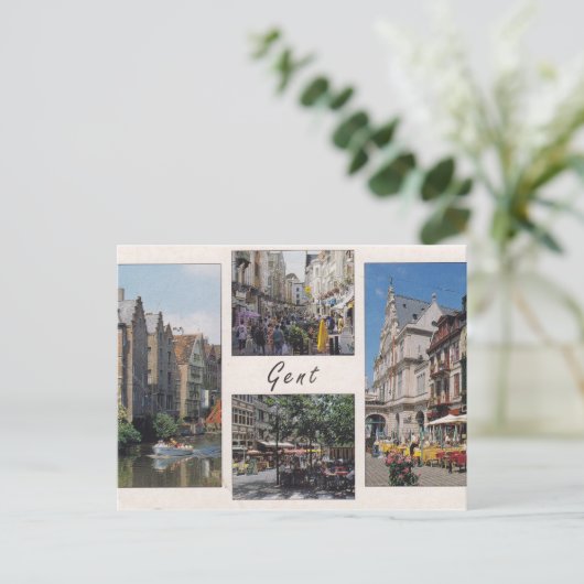 Gent - Postkarte (Stehend Vorderseite)