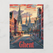 Gent Postkarte (Vorderseite)