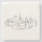 Gent Steinuntersetzer (Vorderseite)