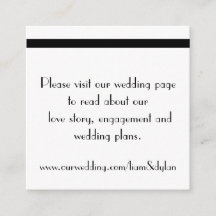 "Genteel" Hochzeitswebkarten