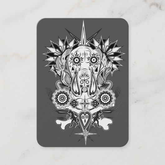 Gentel Great Dane Visitenkarte (Vorderseite)