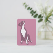 Gentel Great Dane Visitenkarte (Stehend Vorderseite)