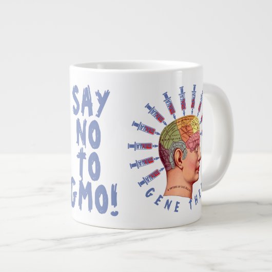 Gentherapie? Mug Jumbo-Tasse (Vorderseite Rechts)