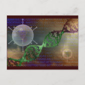 Gentherapie Postkarte (Vorderseite)