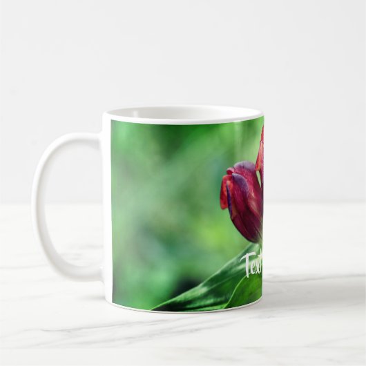 Gentian Blume Personalisiert Kaffeetasse (Links)